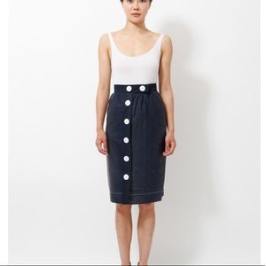 Prada Snap Button Ombré Skirt size 38 (0)